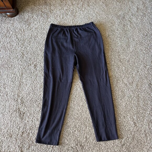 MM Lafleur Womens Pull On Pants Casual Black Red Size 6 With Pockets - Picture 4 of 4